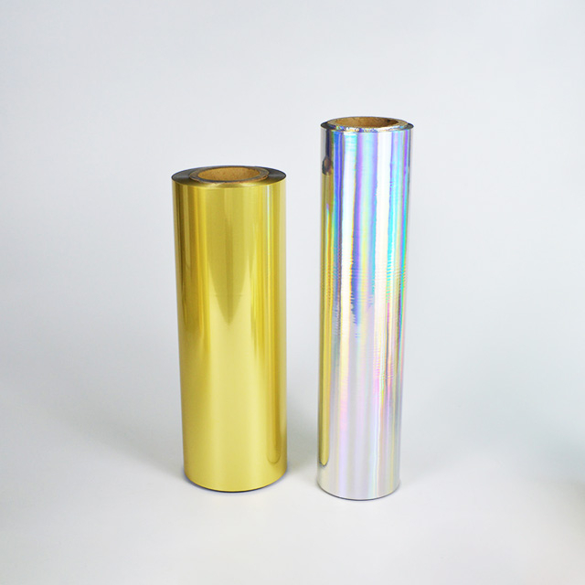 Feuille d'estampage à froid d'impression offset d'or brillant 